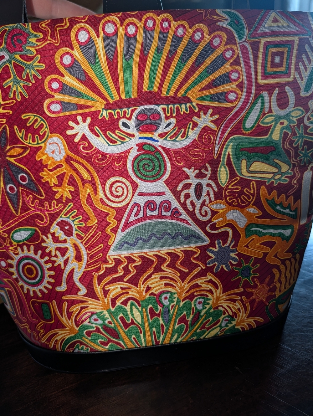 Pineda Covalin Women's Tote Bag with Multicolor Body Mexico Bright Vacation